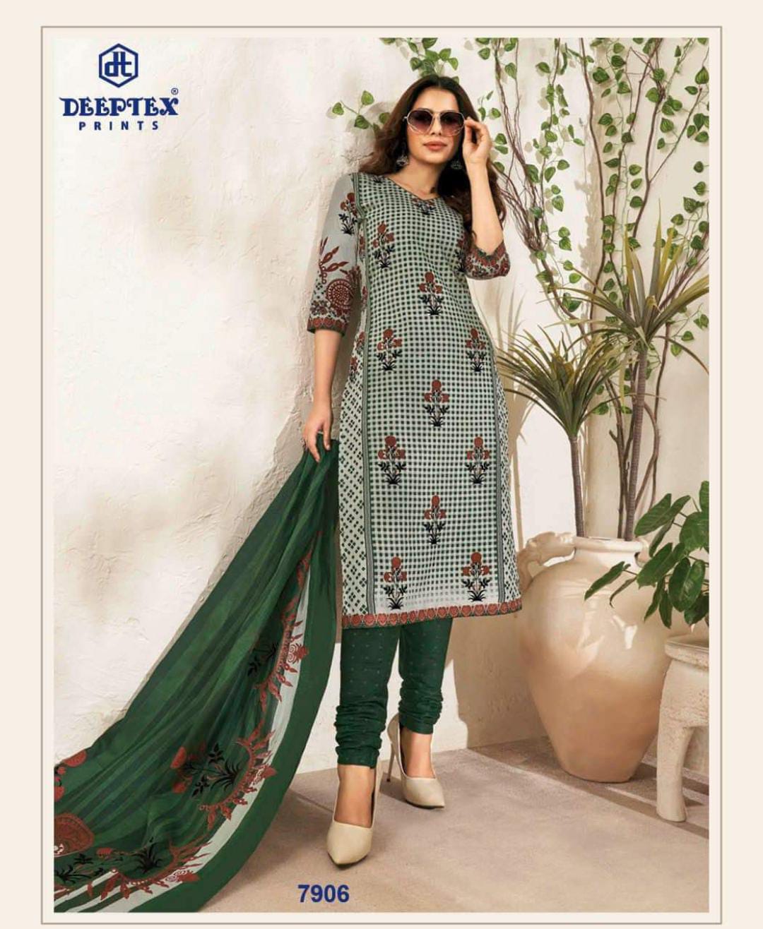 Deeptex Vol 79 Printed Cotton Dress Material Catalog